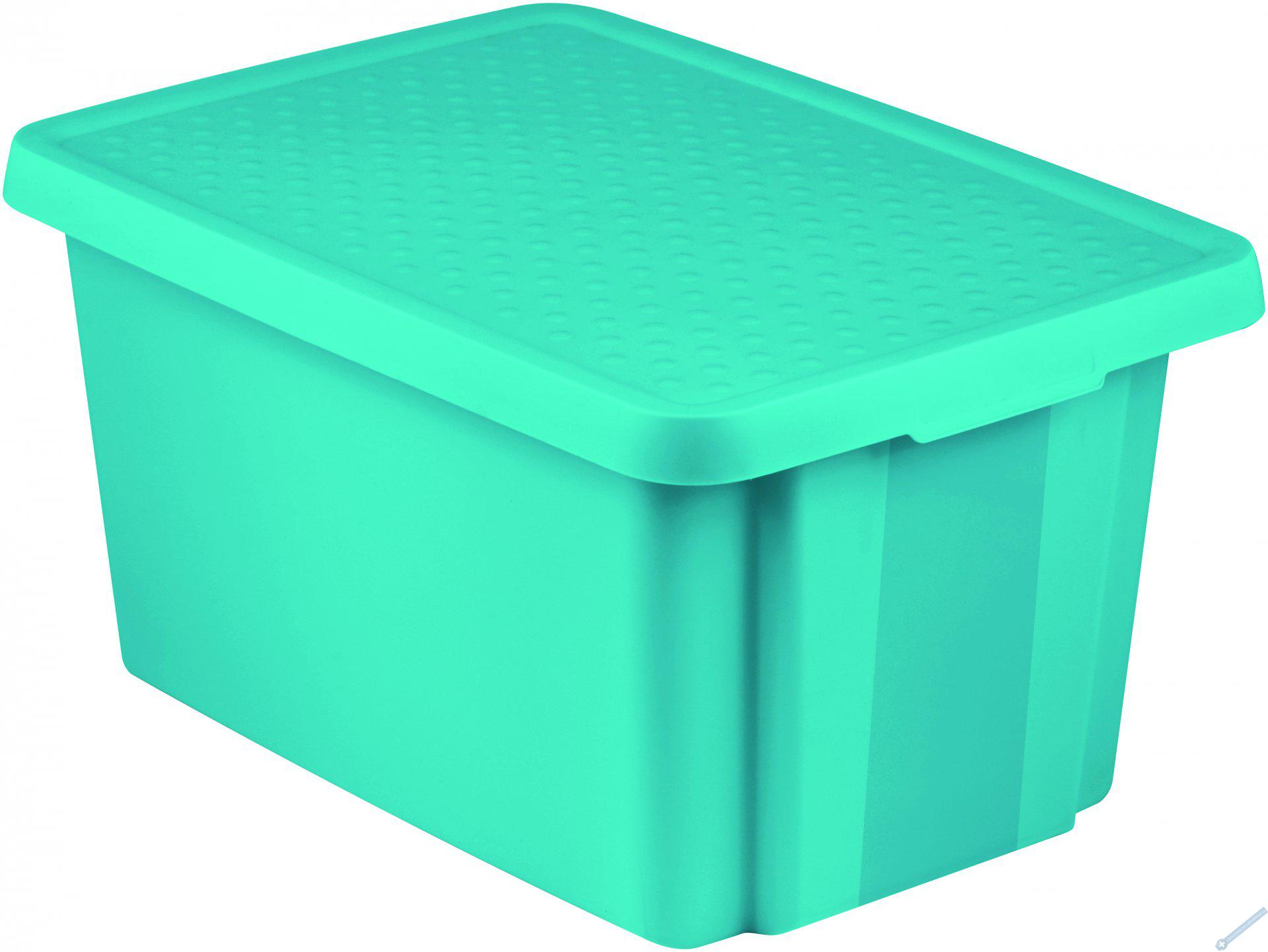 CURVER Essentials lon box s vkem Modr 45l