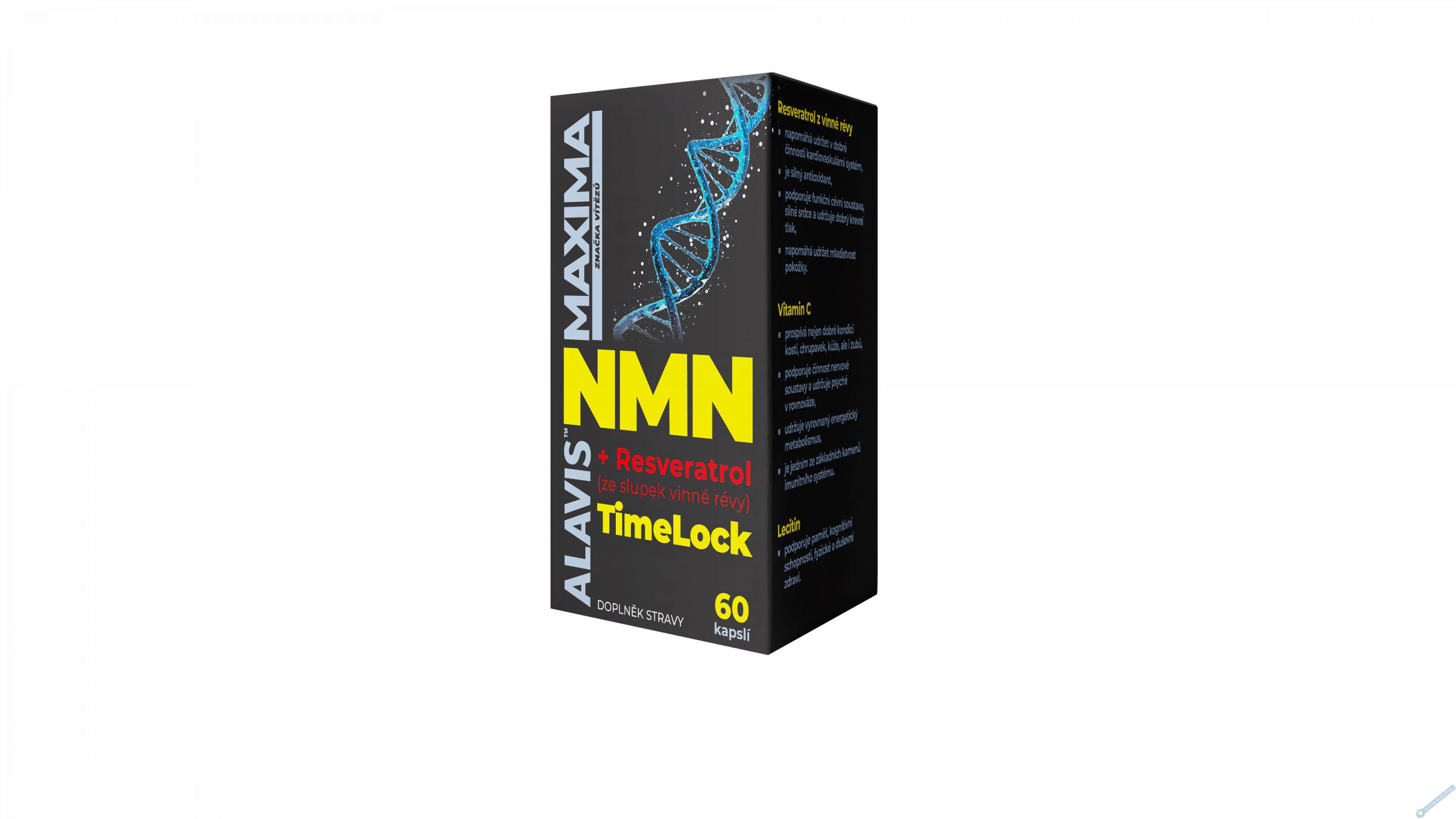 ALAVIS MAX Genetics TimeLock NMN 60 kapsl