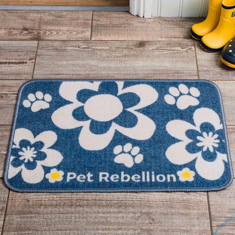 PET REBELLION Dinner Mate Flowers Blue Kobereek pod misku 40x60cm