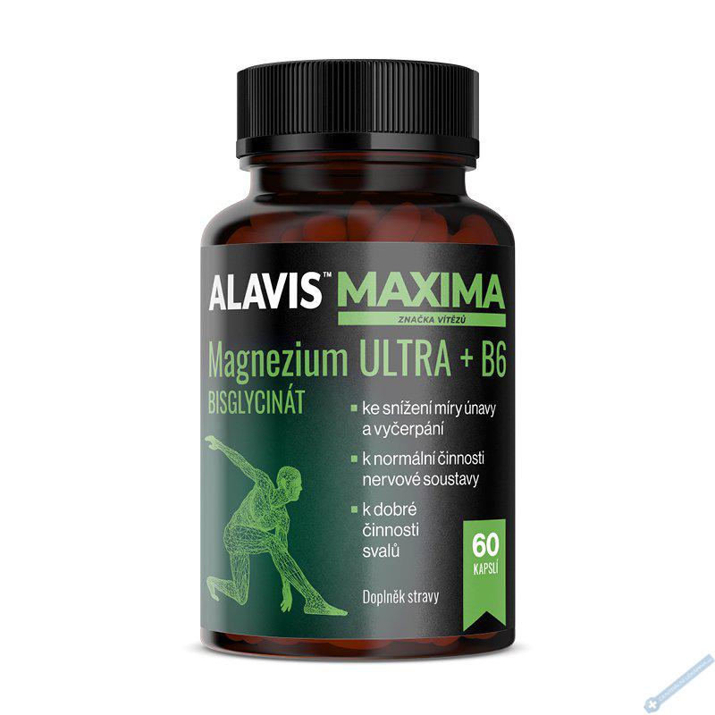 ALAVIS MAXIMA Magnezium ULTRA + B6 60 kapsl