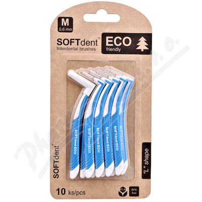 Mezizubn kartek SOFTdent ECO zahnut 0.6mm 10ks