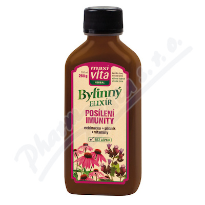 Maxi Vita Herbal Bylin.elixr Posl.imunity 200ml