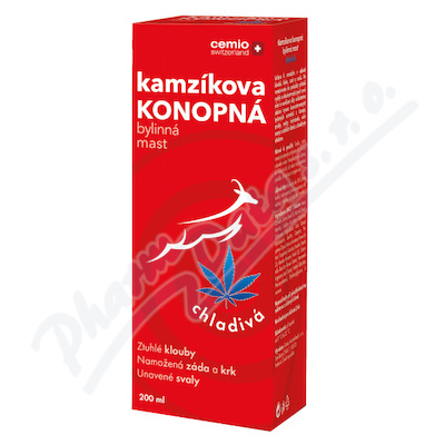 Cemio Kamzkova konopn mast chladiv 200ml