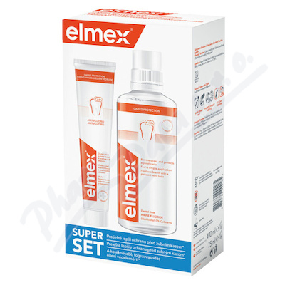 elmex Caries Protect.st.voda 400ml+zub.pasta 75ml