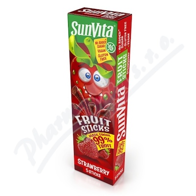 SunVita Fruit Sticks ovocn tyinky jahoda 5x20g